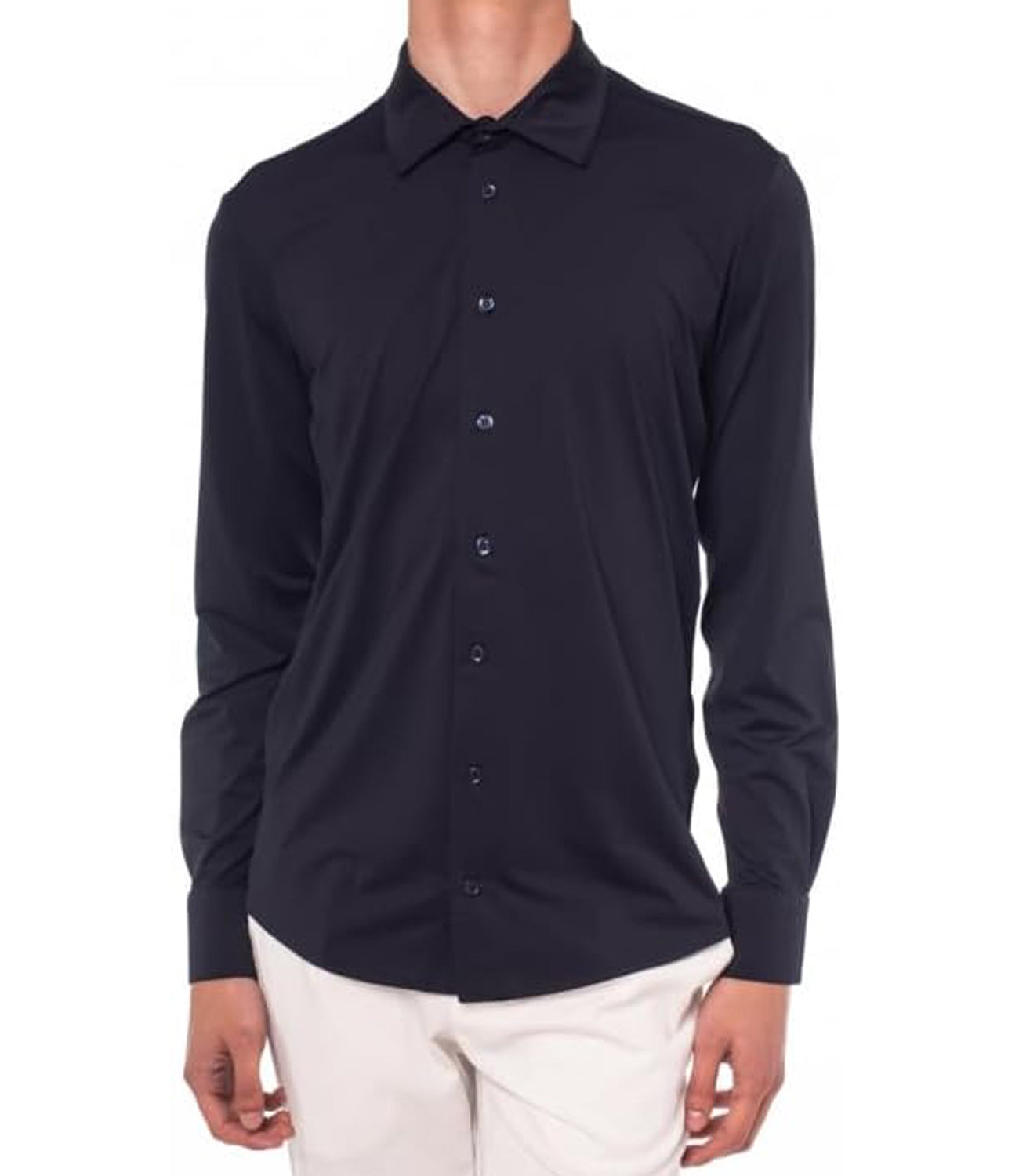 Save The Duck Camicia Camicia Manica Uomo Mod. D70019M WILLIAM 90000 Blu