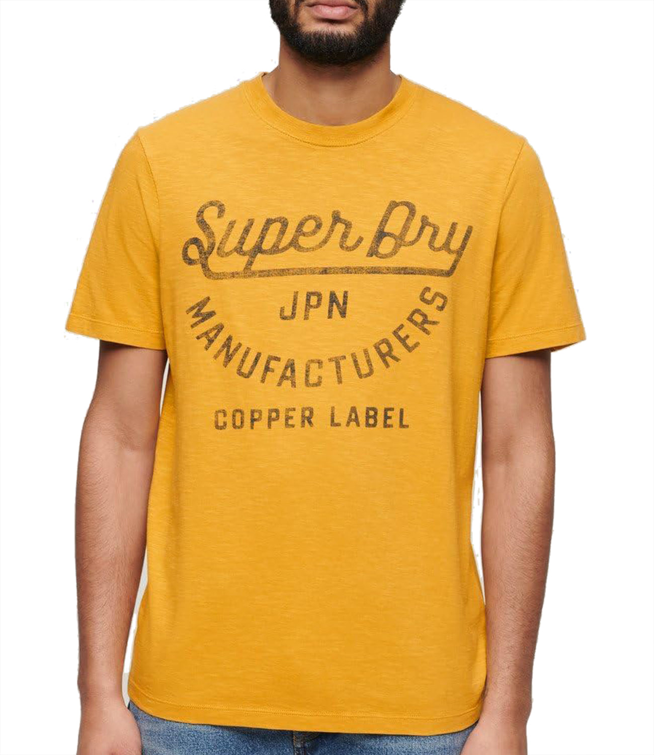 Superdry T-shirt Uomo Mod. M1011905A 2AO Giallo