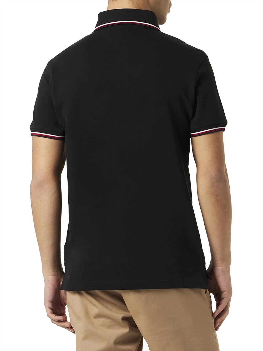 Tommy Hilfiger Polo Manica Corta Uomo Mod. MW0MW30750 BDS Black Nero