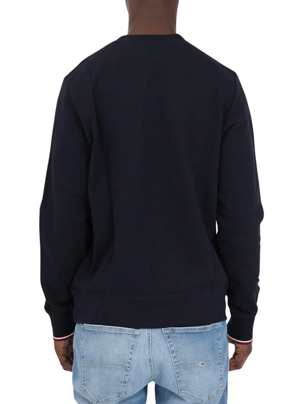 Tommy Hilfiger Felpa G irocollo Uomo Mod. MW0MW33640 DW5 Blu