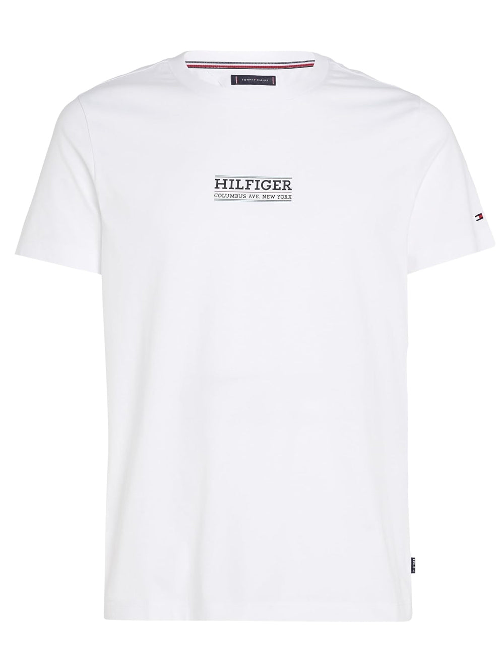 Tommy Hilfiger T-shirt Uomo Mod. MW0MW34387 YBR white Bianco