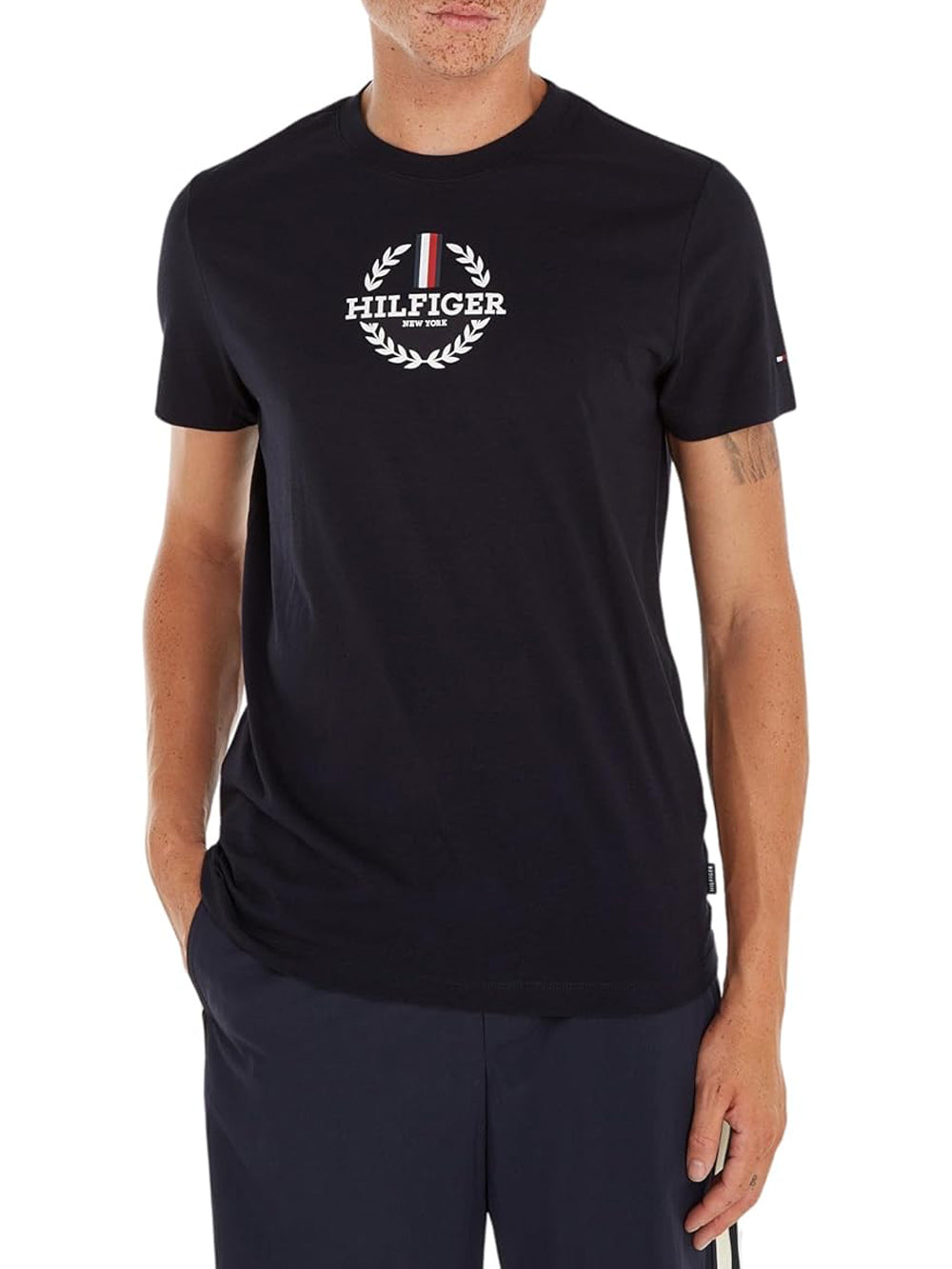 Tommy Hilfiger T-shirt Uomo Mod. MW0MW34388 DW5 Blu