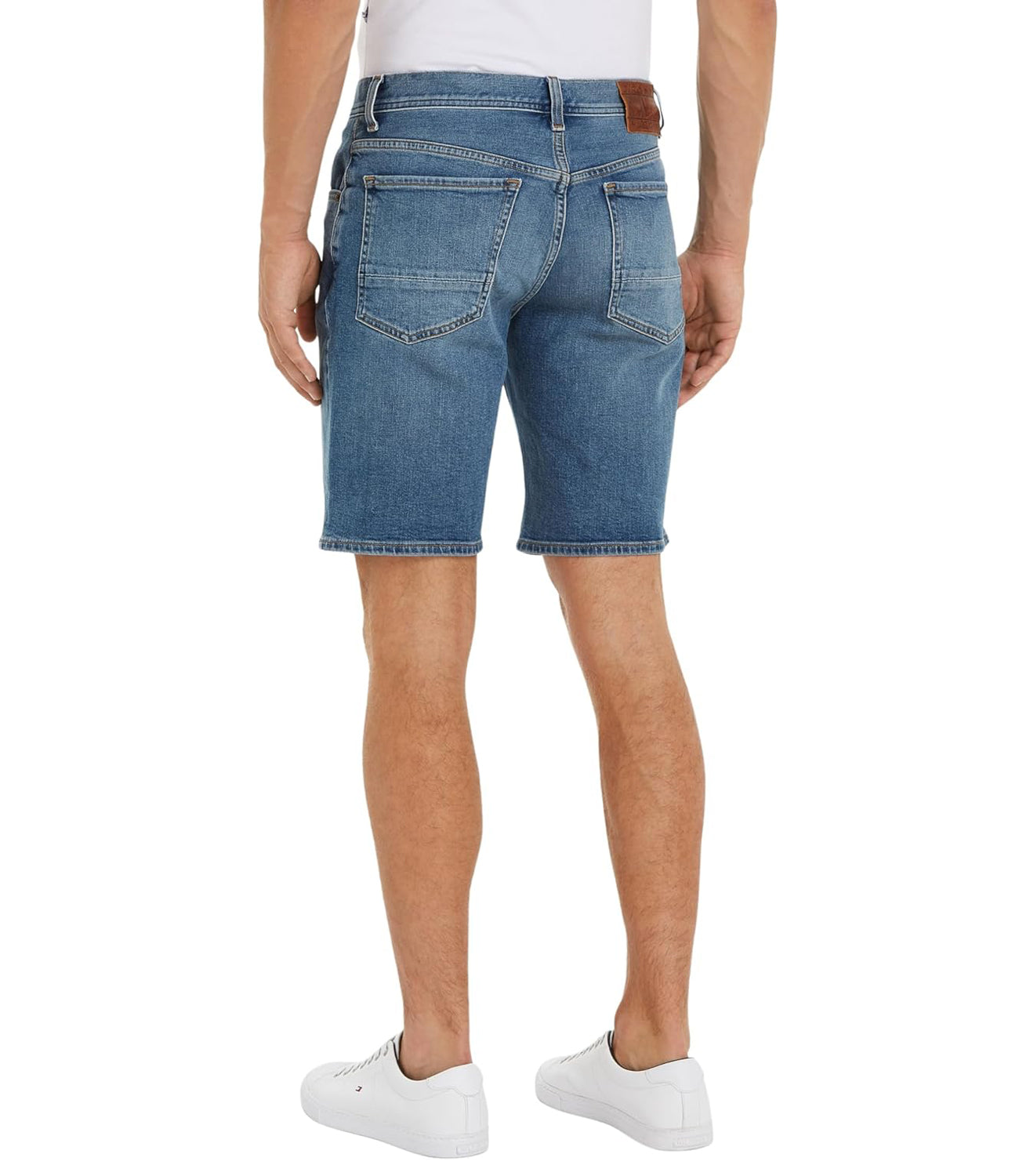 Tommy Hilfiger Bermuda Uomo Mod. MW0MW35172 1BC Denim Blu
