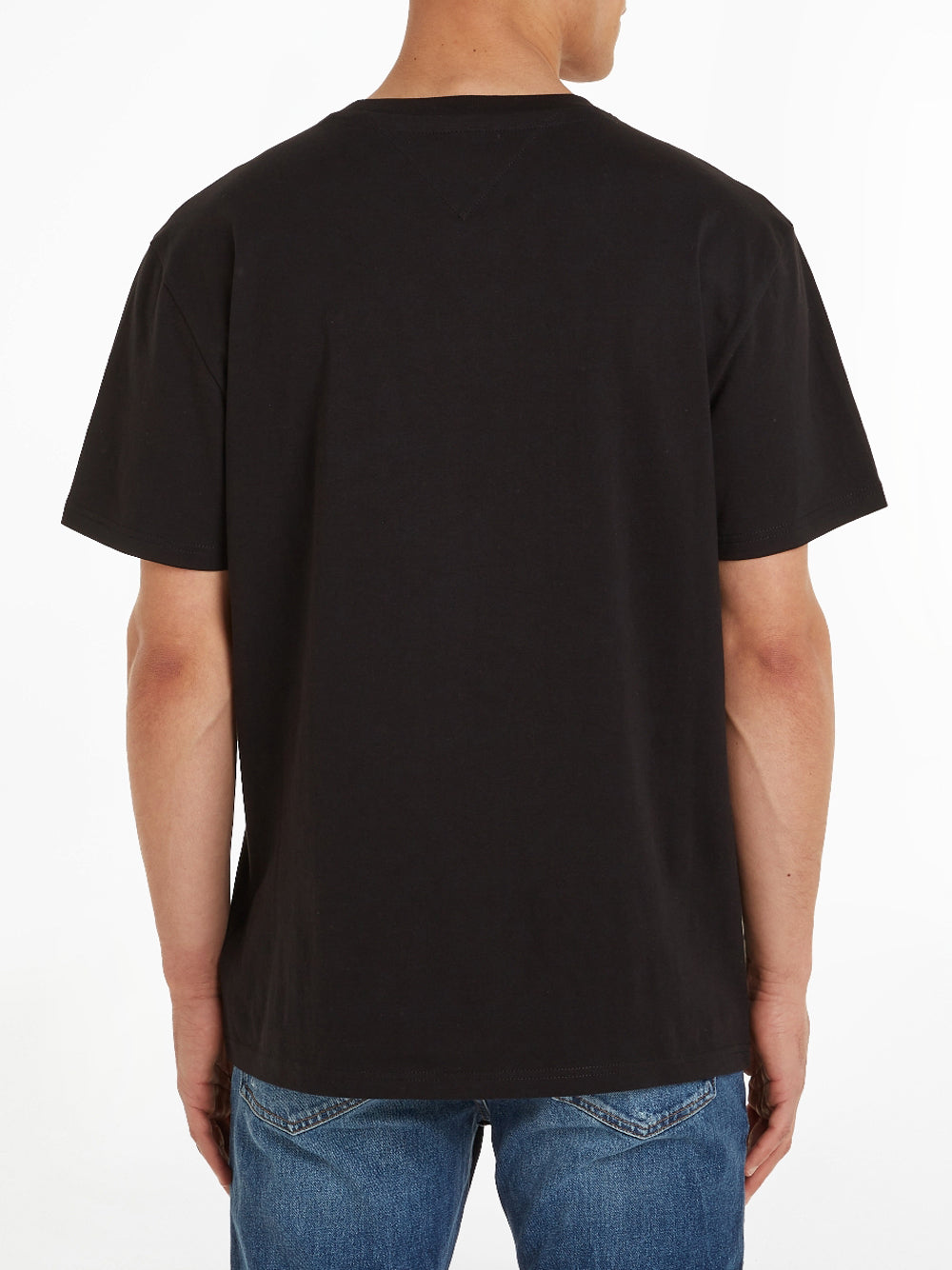 Tommy Hilfiger Tommy Jeans T-shirt Uomo Mod. DM0DM17993 BDS Black Nero