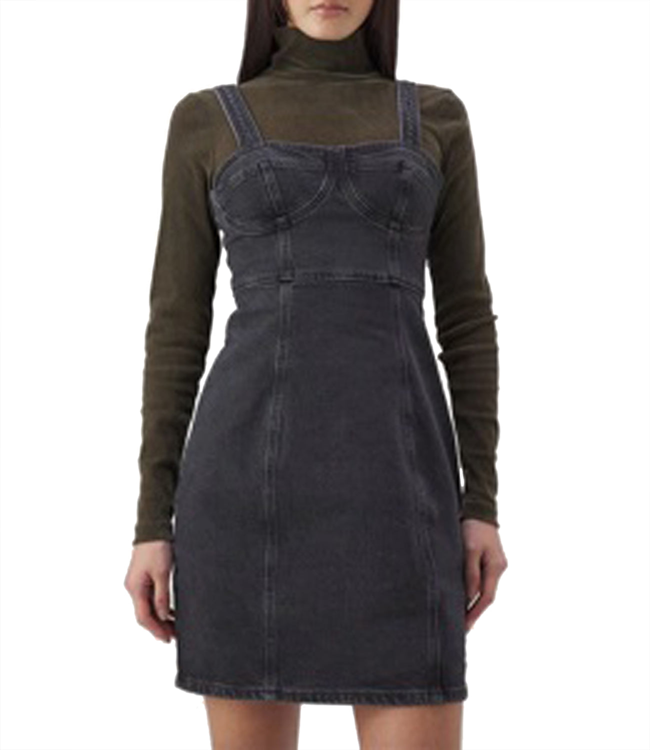 Tommy Hilfiger Tommy Jeans Abito Donna Mod. DW0DW17698 1BZ Black Nero
