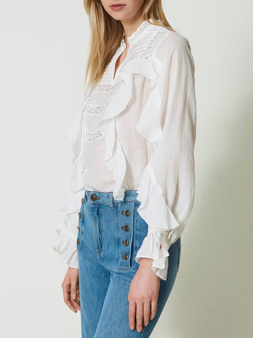 Blusa Twin Set da Donna - Bianco