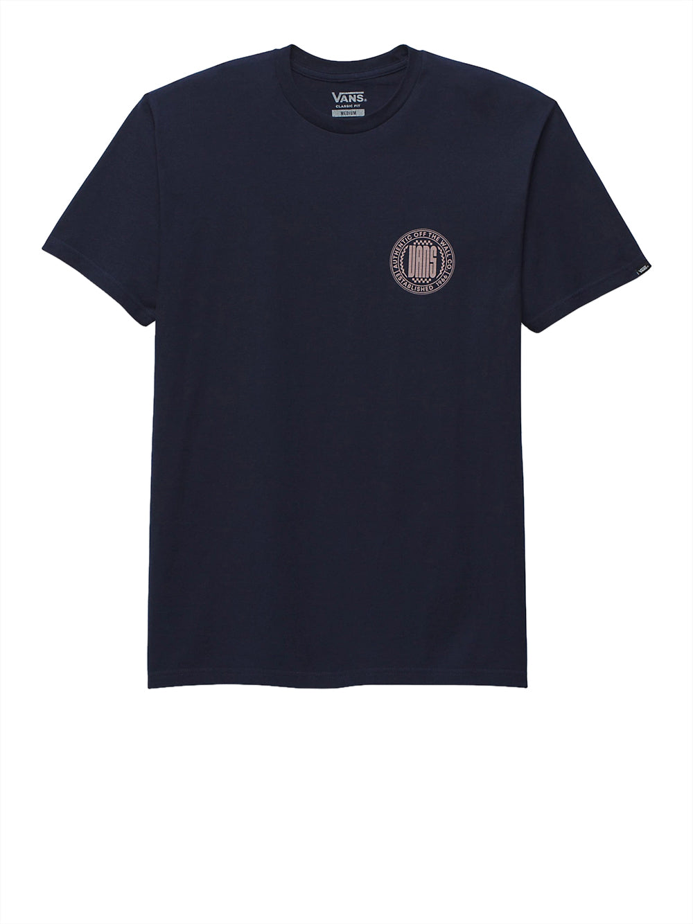 T-shirt Vans Circle Racer Lockup da Uomo - Blu