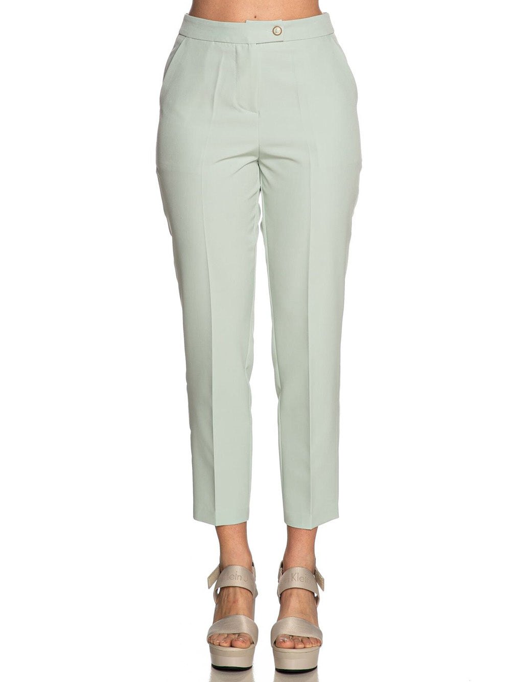 Pantalone Chino Yes Zee da Donna - Verde