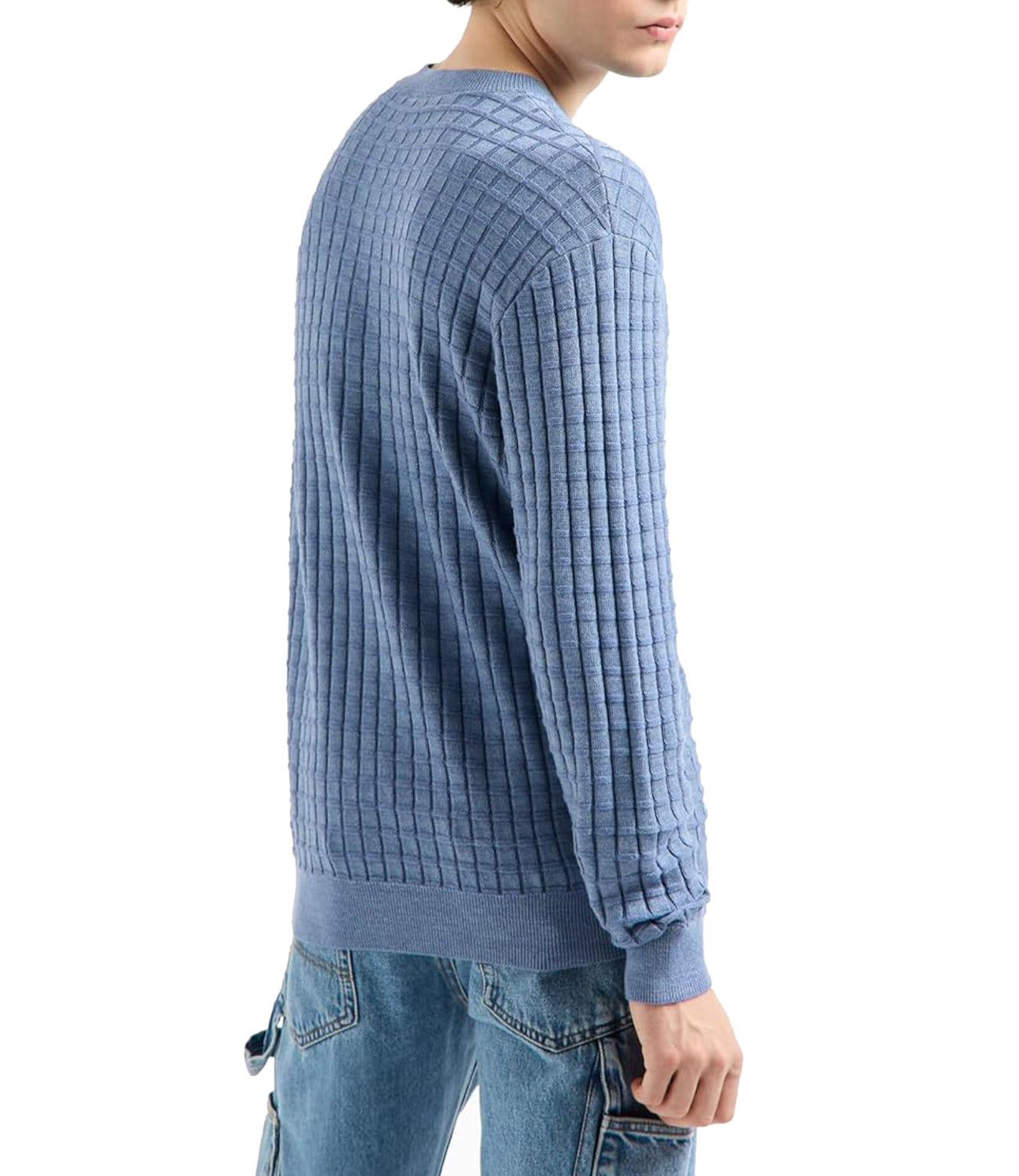 A|X Armani Exchange Pullover Uomo Mod. 6DZM6F-ZM5BZ 15DU Flint Stone