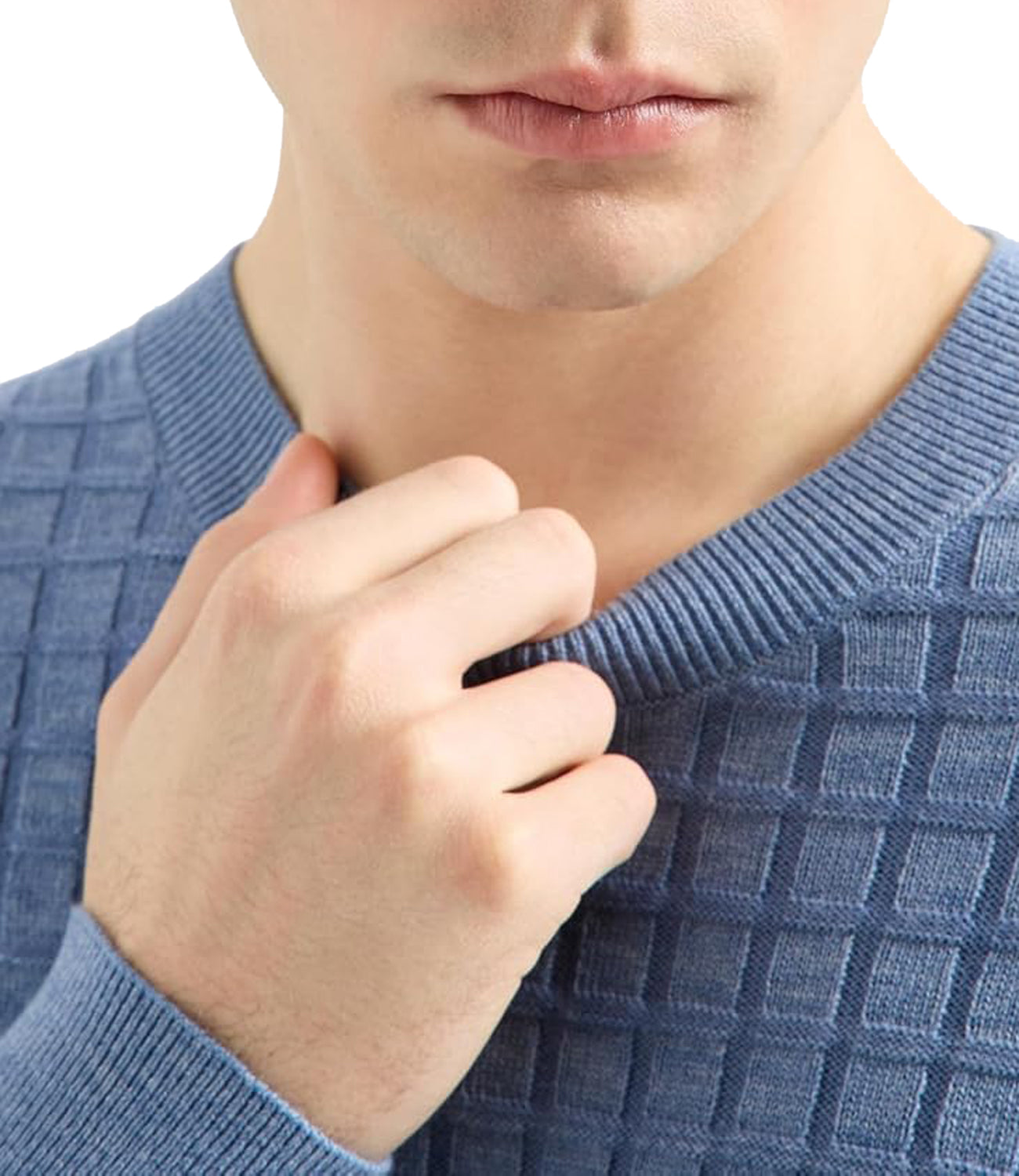 A|X Armani Exchange Pullover Uomo Mod. 6DZM6F-ZM5BZ 15DU Flint Stone