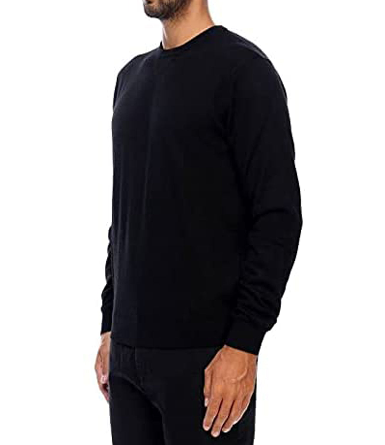A|X Armani Exchange Pullover Uomo Mod. 8NZM3A-ZM8AZ 1200 BLACK Nero