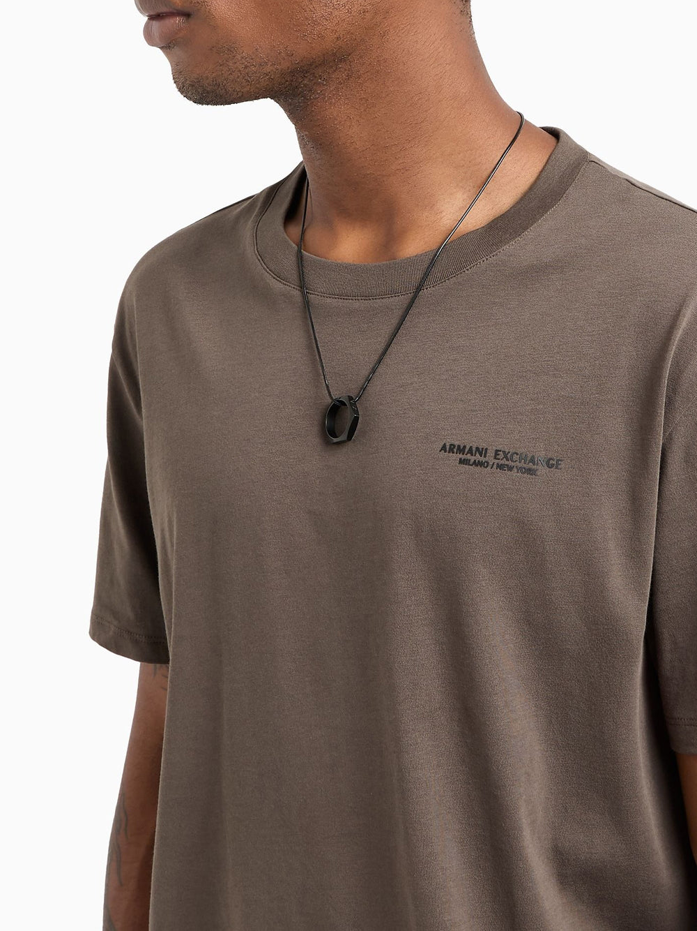 T-shirt Armani Exchange da Uomo - Marrone