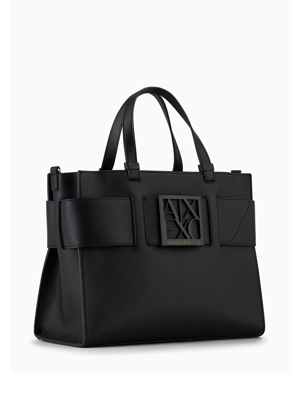 Borsa Shopper Armani Exchange da Donna - Nero