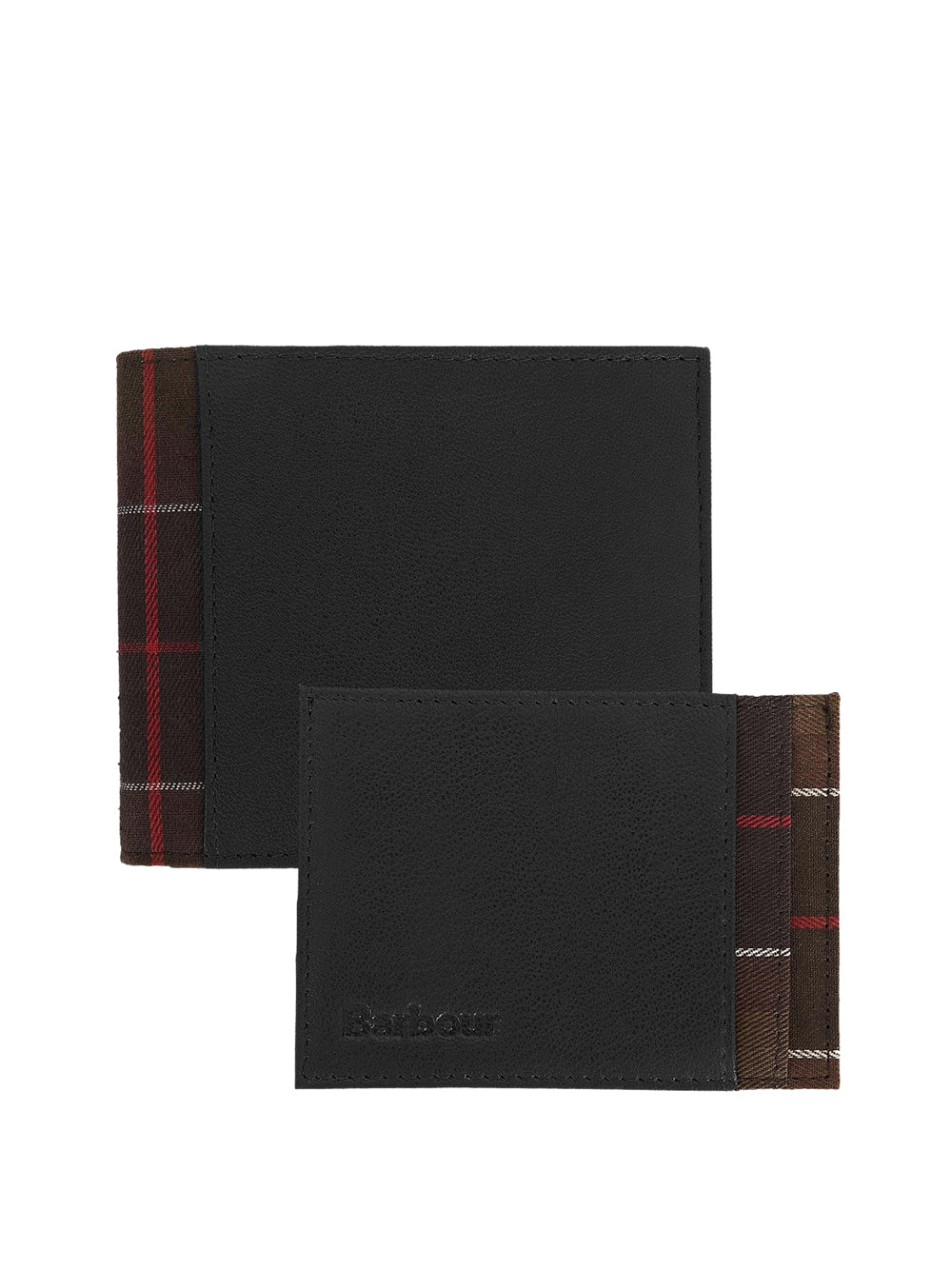 Portafoglio Barbour Set Con Portacarte da Uomo - Nero