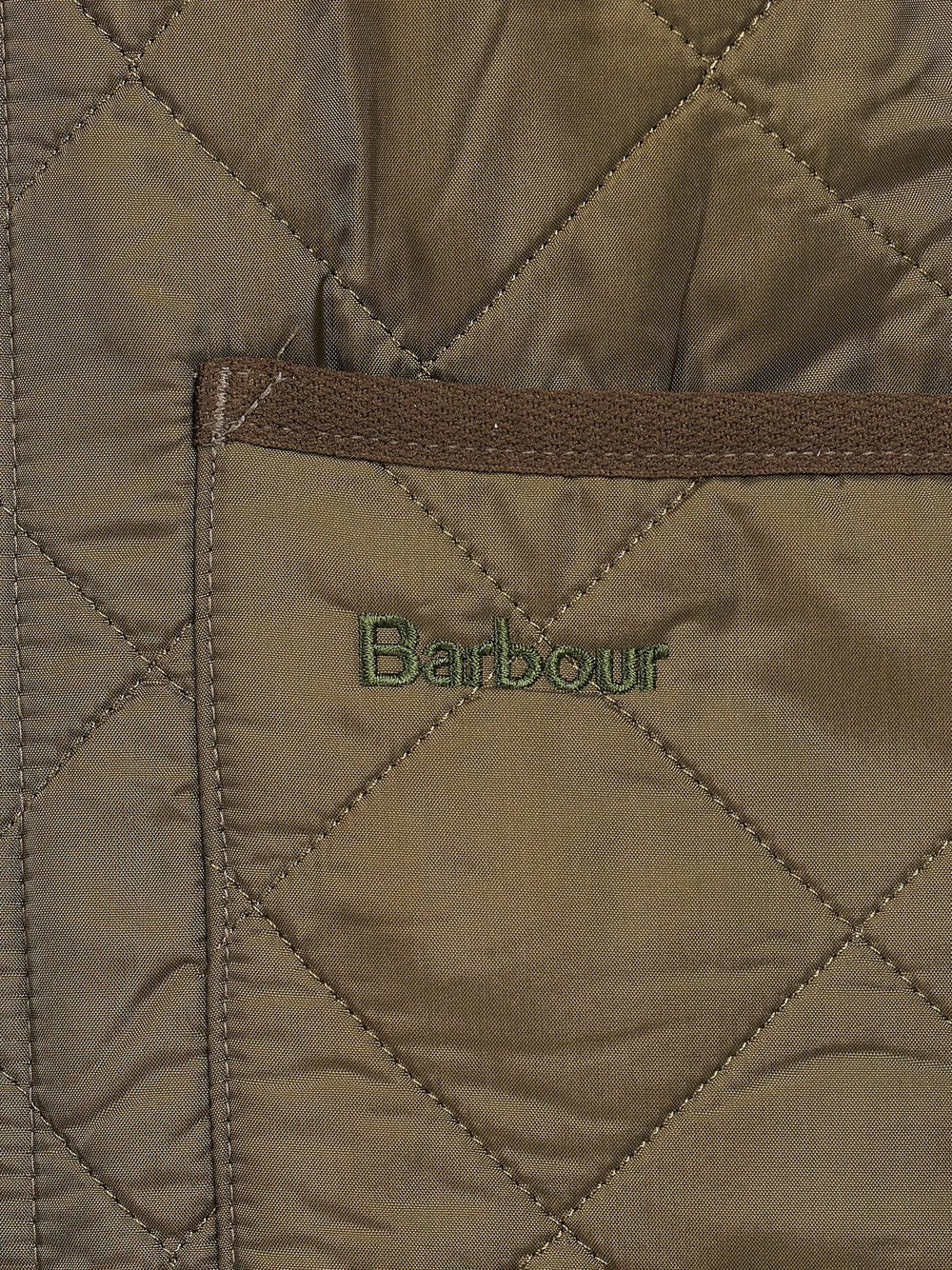 Smanicato Barbour Polarquilt Waistcoat da Uomo - Verde