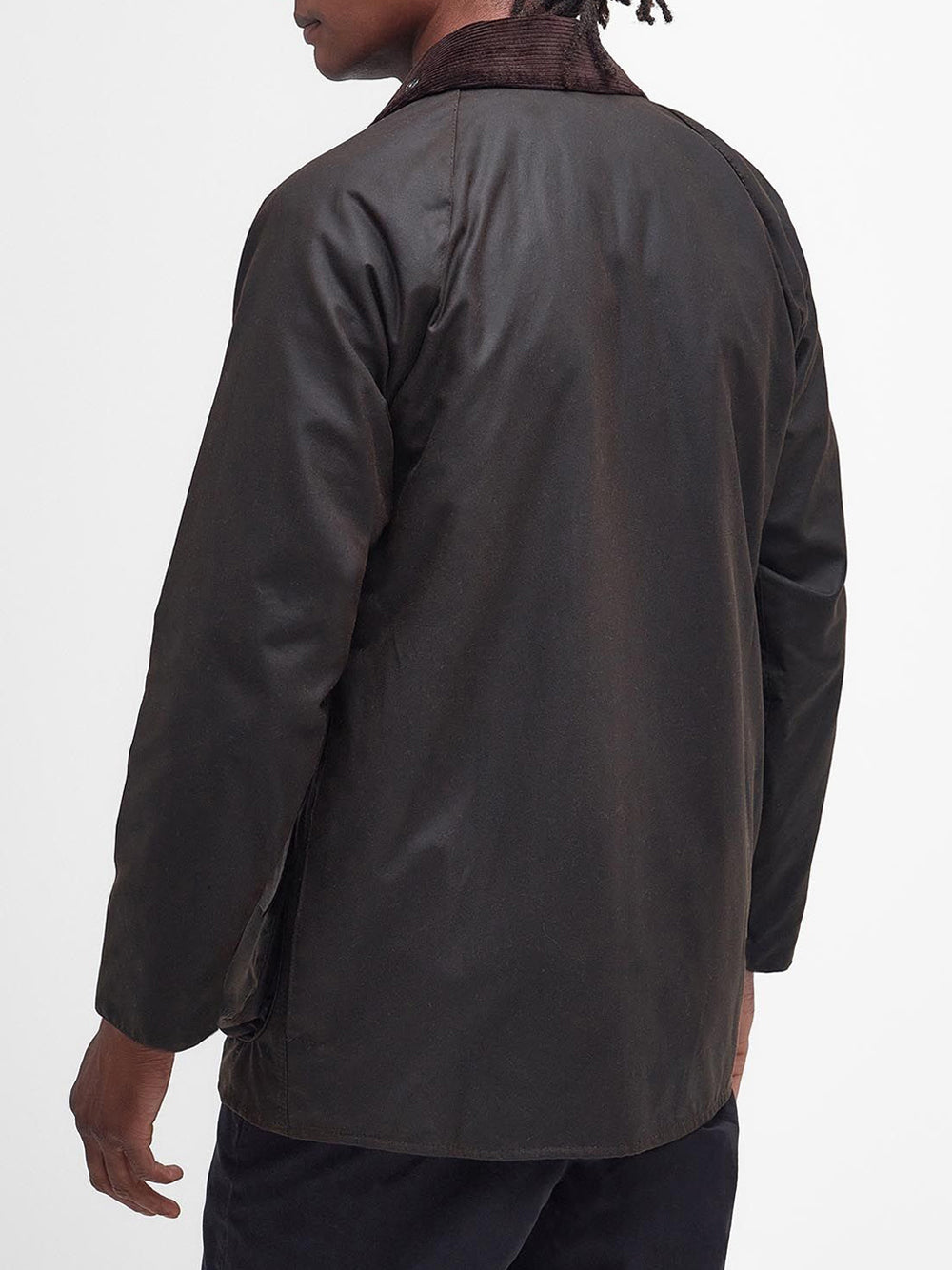 Giubbino Barbour Classic Beaufort Wax da Uomo - Verde