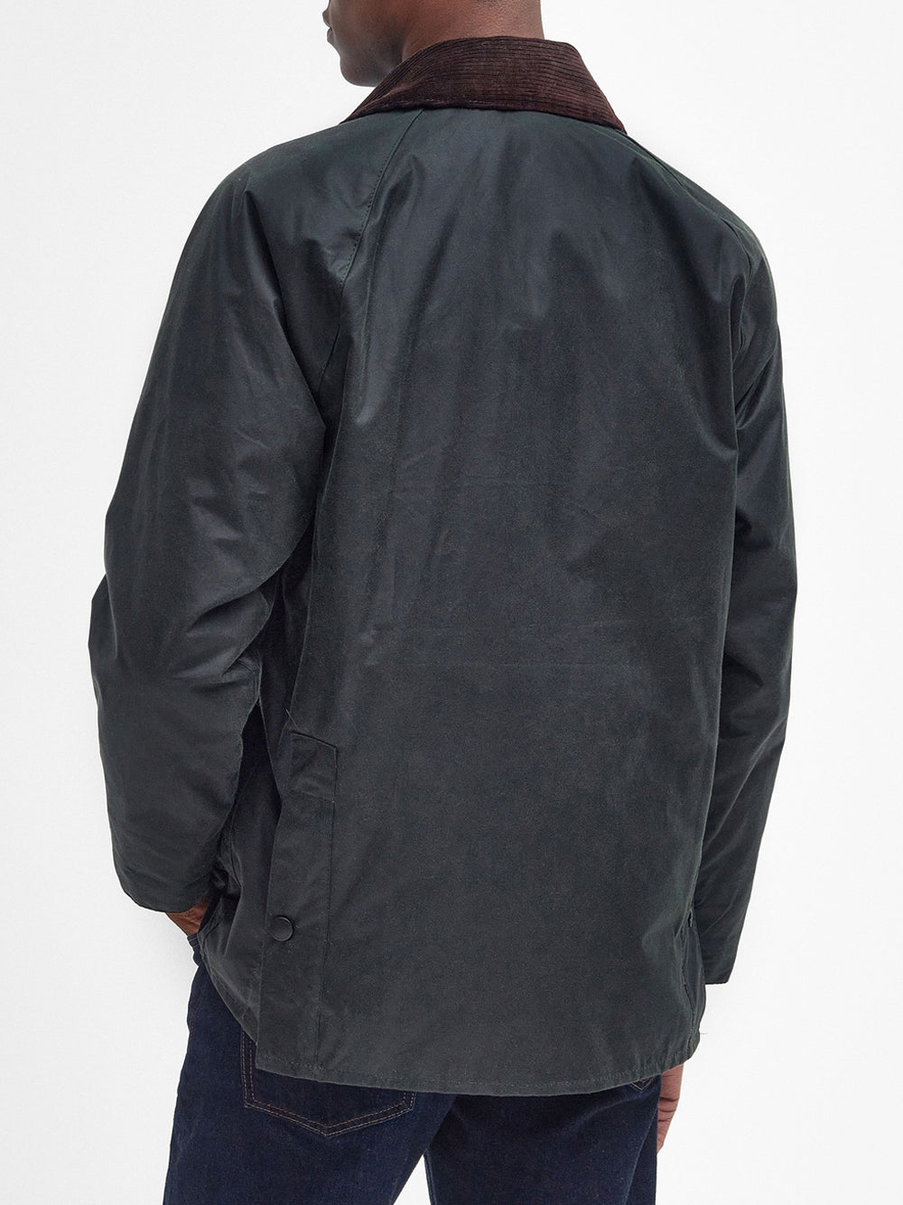 Giubbotto Barbour Bedale Wax da Uomo - Verde