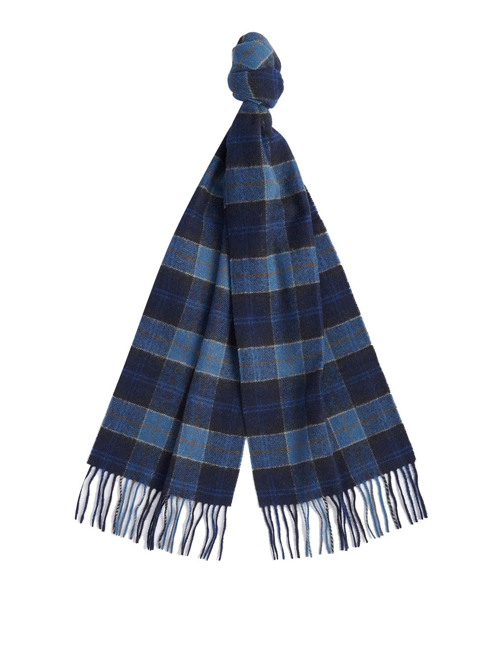Sciarpa Barbour Tartan Lambswool Unisex - Blu