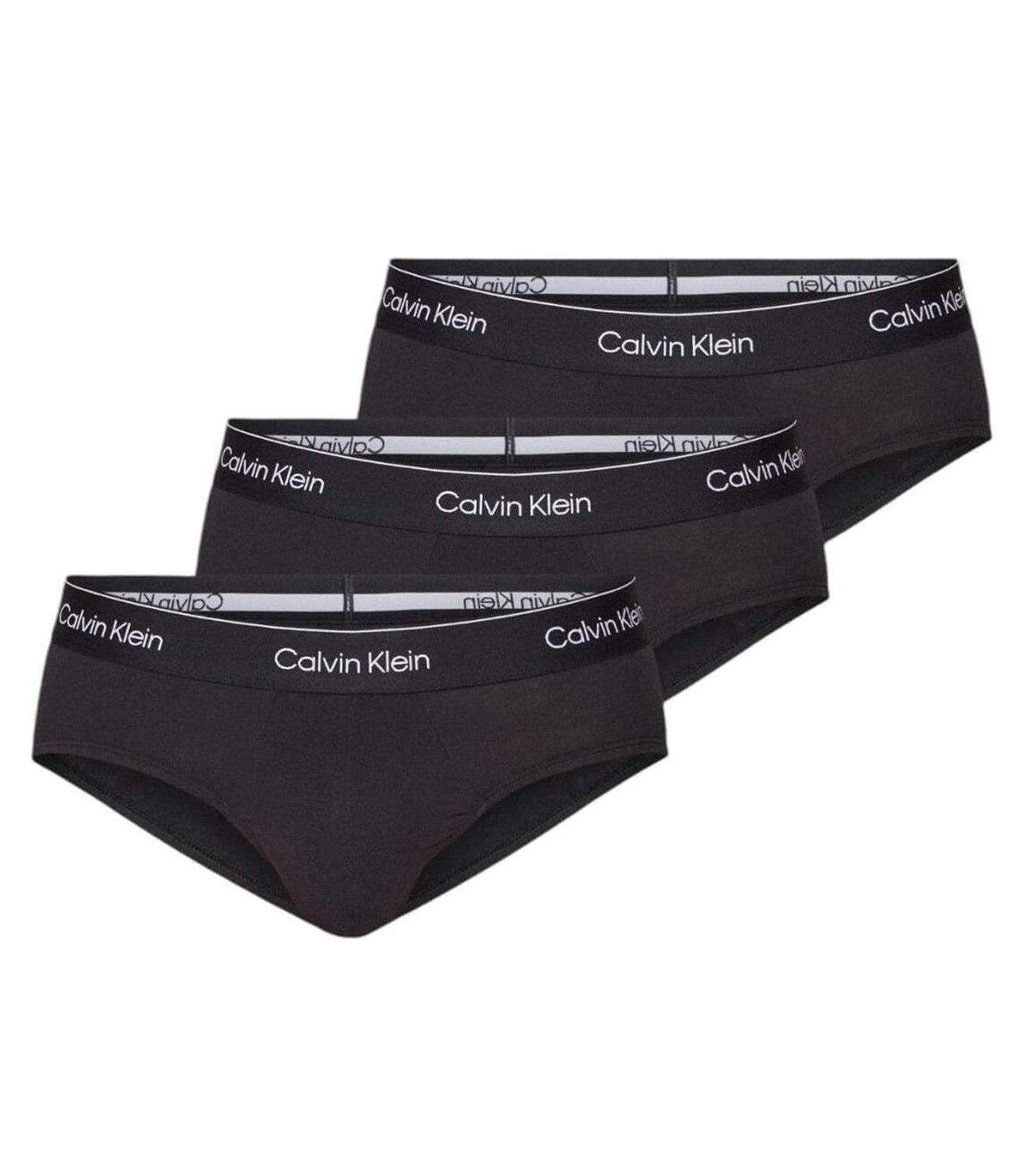 Calvin Klein Slip Uomo Mod. 000NB3962A 3PACK TM6 Black Nero