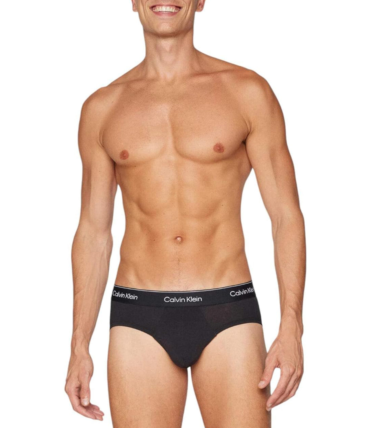 Calvin Klein Slip Uomo Mod. 000NB3962A 3PACK TM6 Black Nero