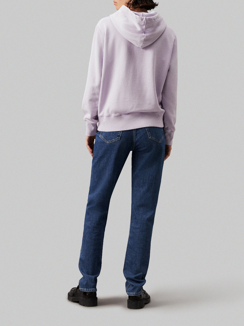 Calvin Klein Calvin Klein Jeans Felpa Washed Monologo Regu Donna Mod. J20J223534 VFR Pastel Lilac