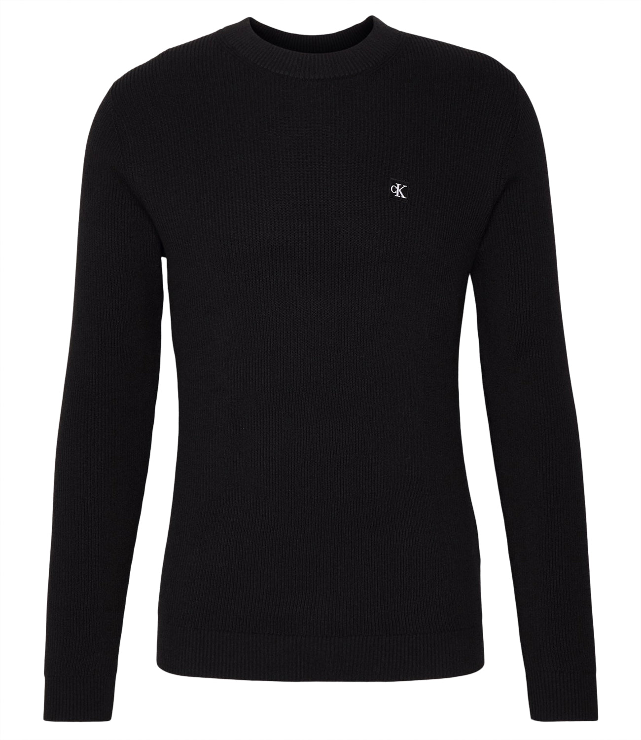 Calvin Klein Calvin Klein Jeans Pullover Ck Embro Badge Sweat Uomo Mod. J30J324598 BEH Ck Black