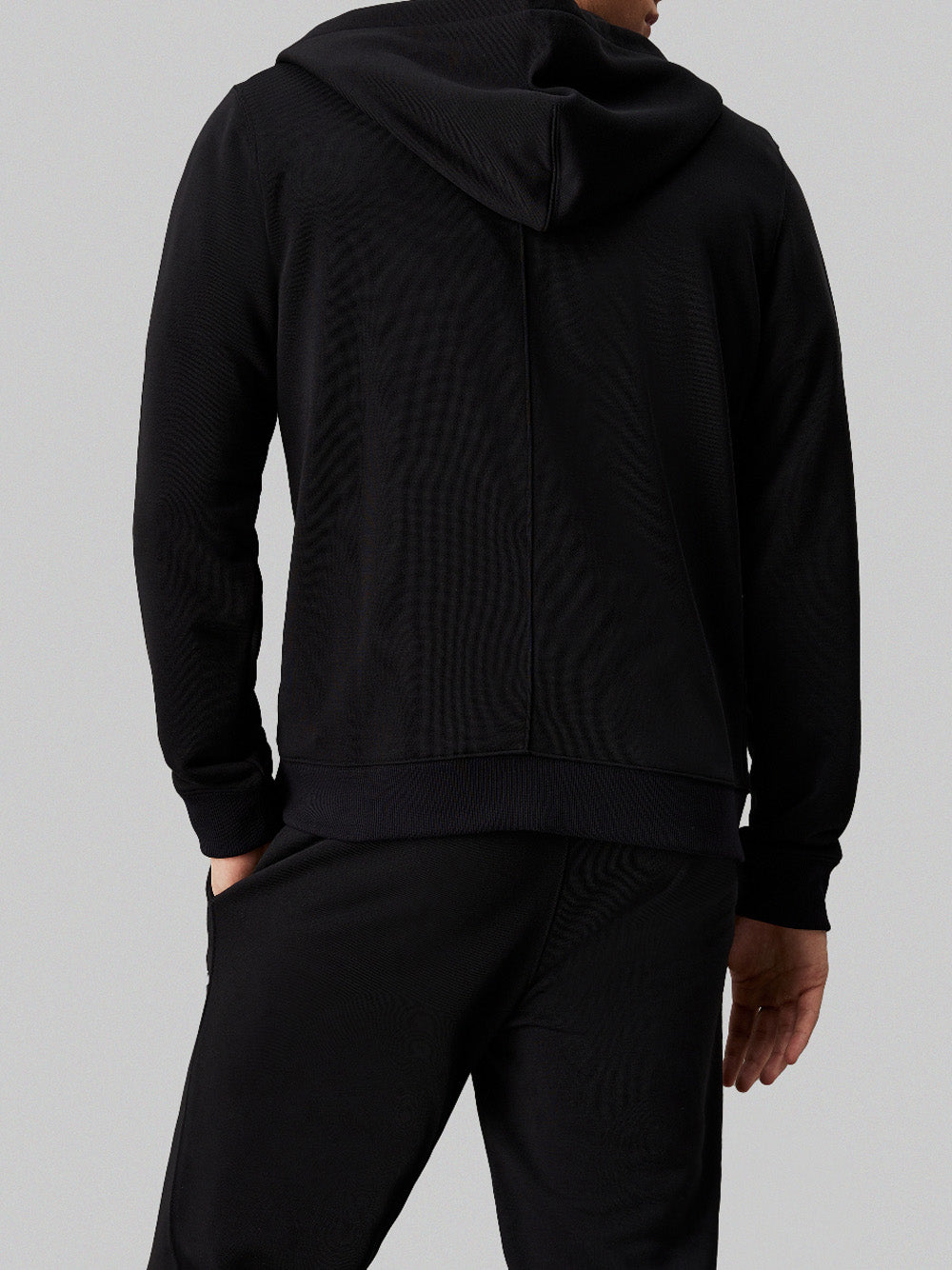 Calvin Klein Calvin Klein Felpa cappuccio Pw - Full Zip Hoodi Uomo Mod. 00GMS4J417 BAE Black Beauty