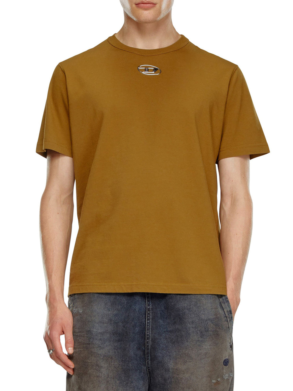 T-shirt Diesel Just da Uomo - Marrone