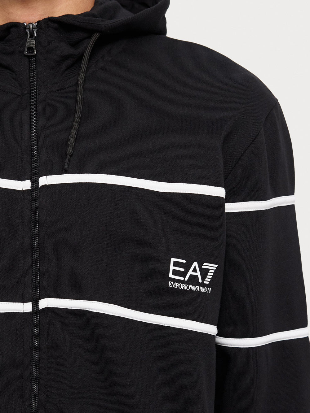 Ea7 Emporio Armani Felpa Uomo Mod. 6DPM81-PJTKZ 1200 BLACK Nero