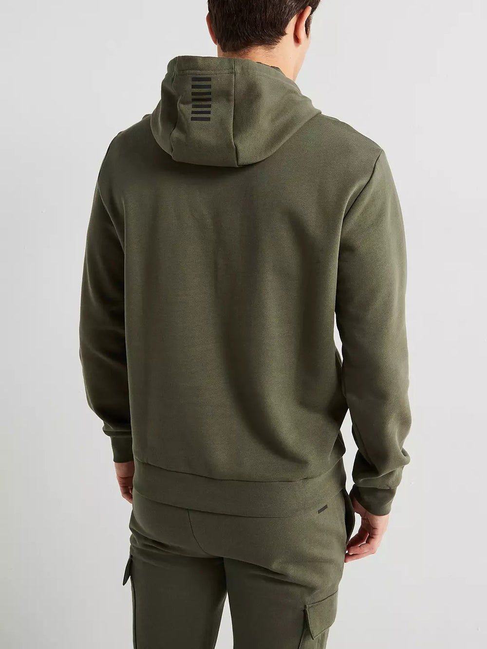 Felpa Cappuccio Ea7 da Uomo - Verde