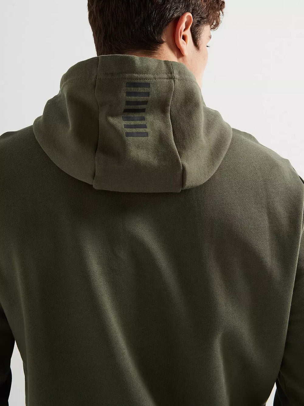 Felpa Cappuccio Ea7 da Uomo - Verde