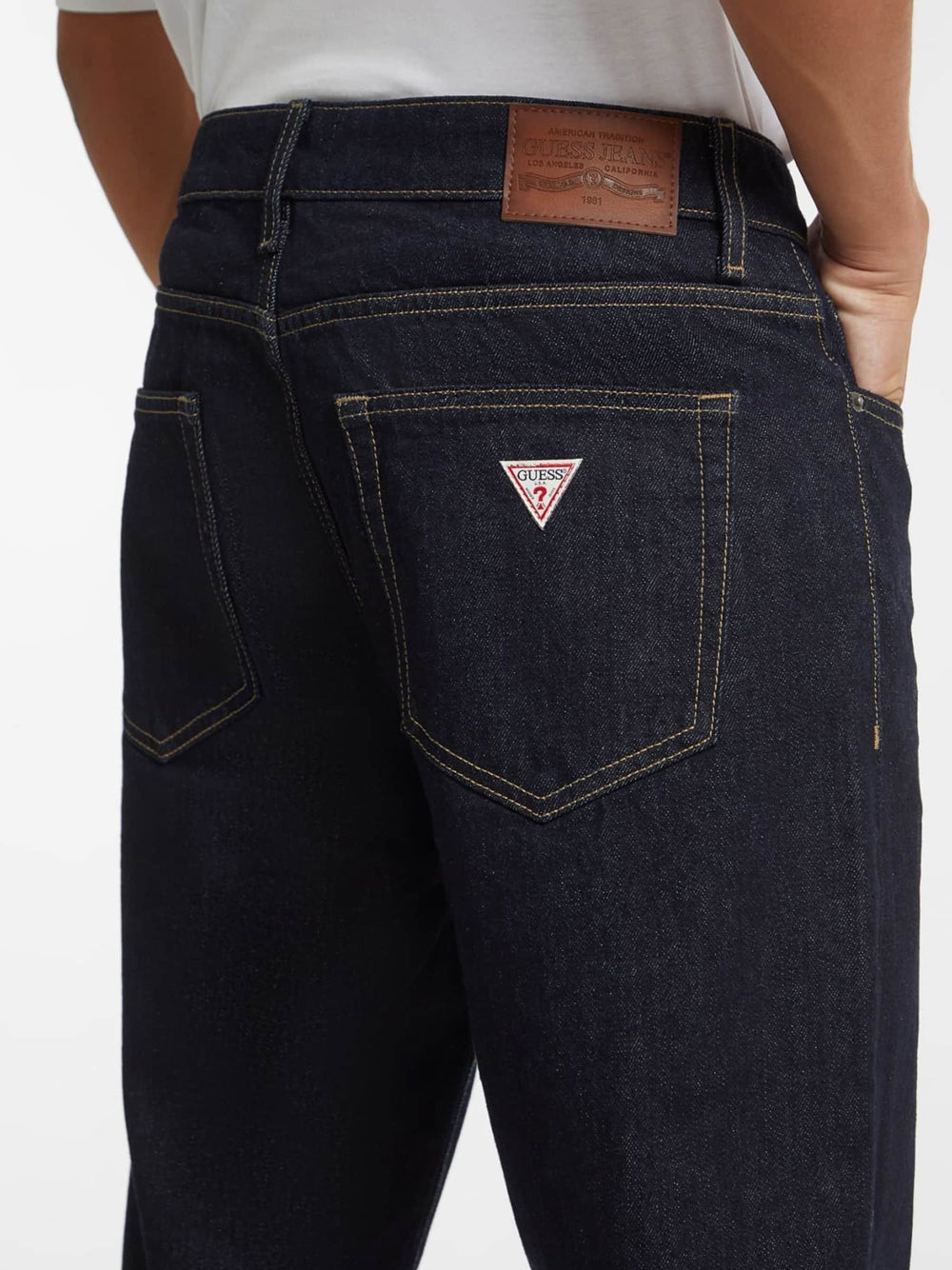 GUESS JEANS Jeans Uomo Mod. M4BAB3 D5EJ2 GJRI Denim Blu