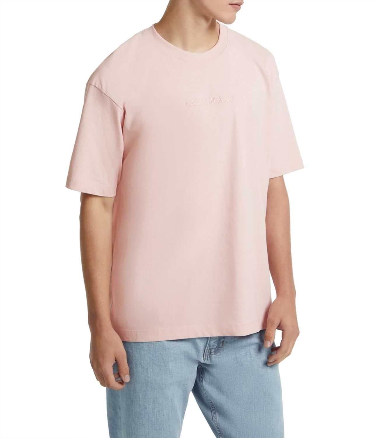 GUESS JEANS T-shirt Uomo Mod. M4YI44 K8FQ4 G6R4 Rosa