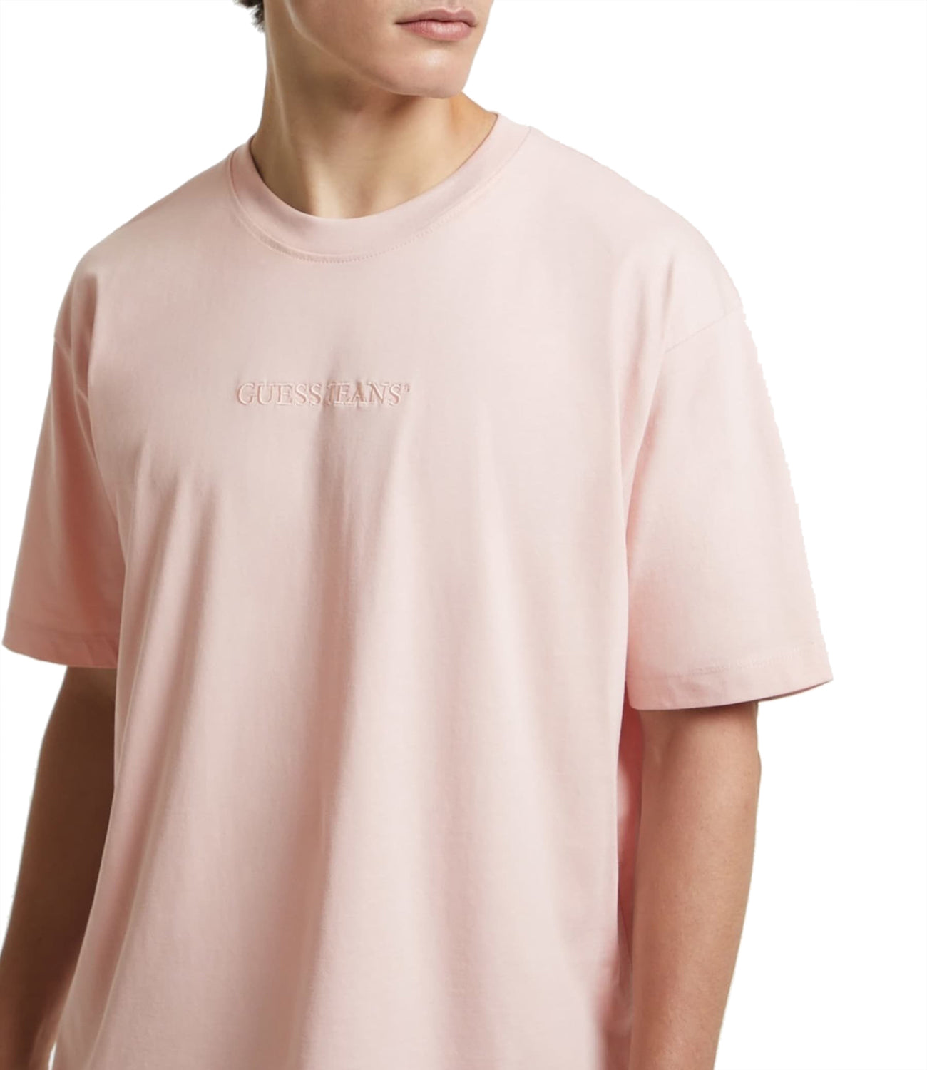 GUESS JEANS T-shirt Uomo Mod. M4YI44 K8FQ4 G6R4 Rosa