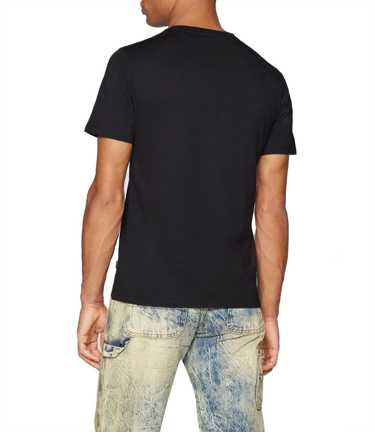 GUESS JEANS T-shirt Uomo Mod. M4YI55 K8HM0 JBLK Black Nero