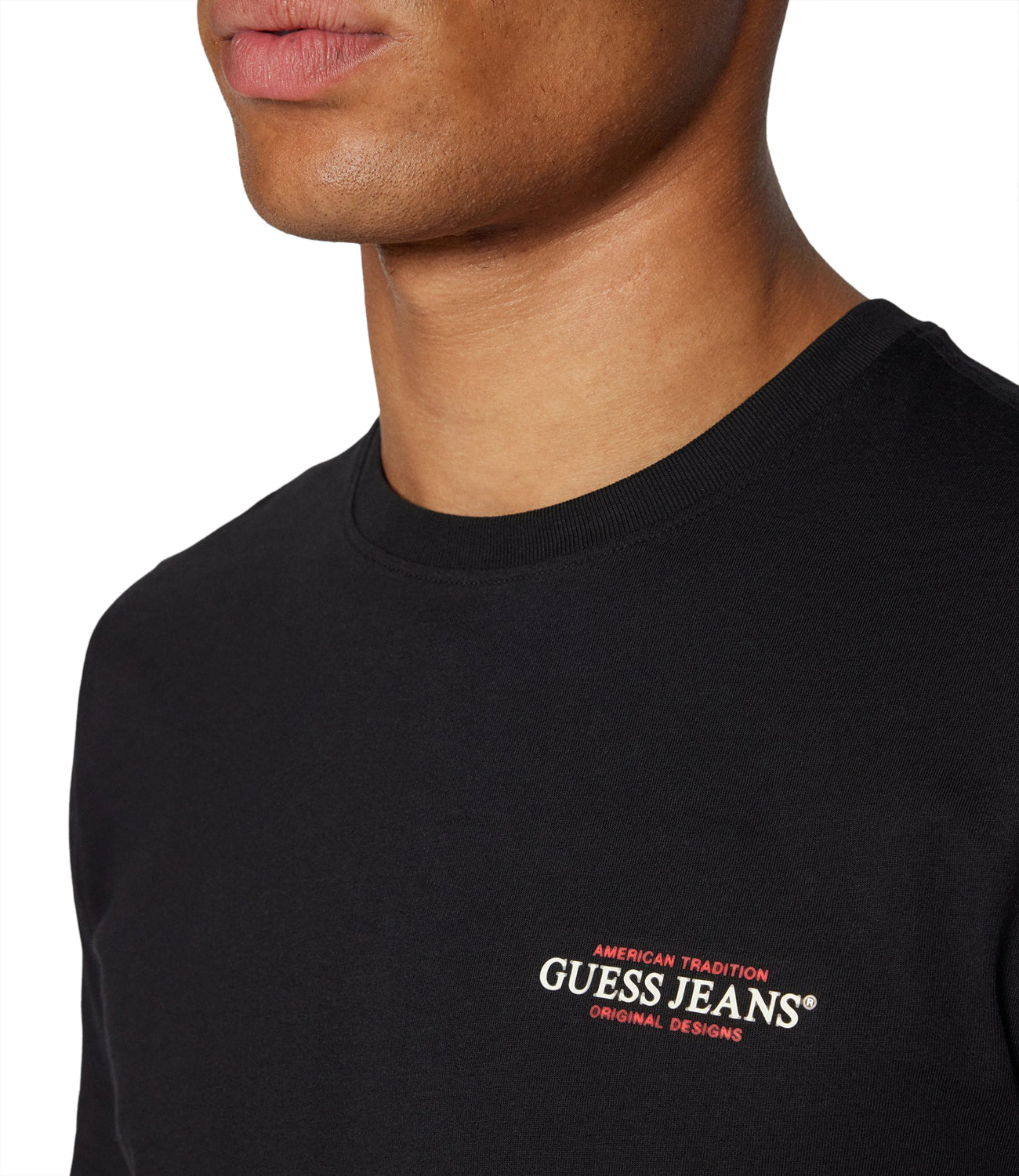 GUESS JEANS T-shirt Uomo Mod. M4YI55 K8HM0 JBLK Black Nero