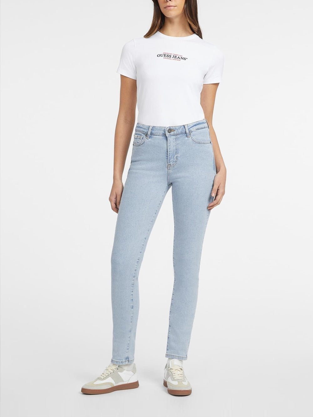 GUESS JEANS Jeans Donna Mod. W4YA92 D5CB3 L1GW Denim Blu