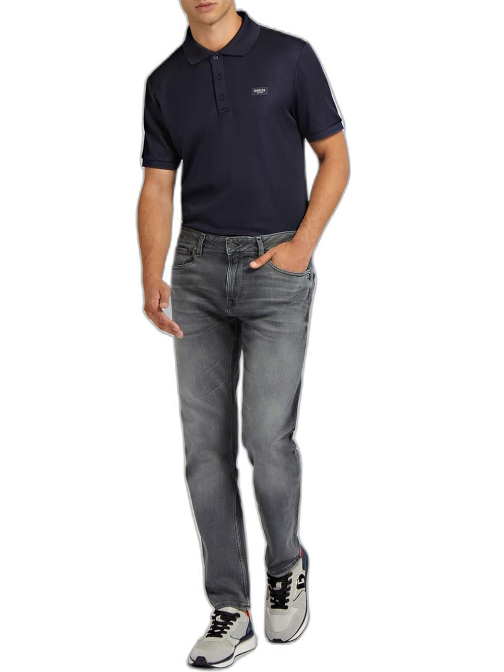 Guess Jeans Uomo Mod. M2YAN2 D4Q52 2CRG Antracite Grigio
