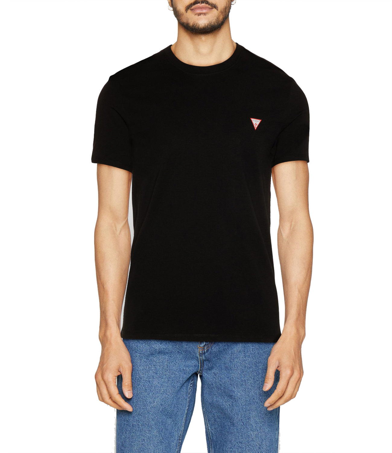 Guess T-shirt Uomo Mod. M2YI24 J1314 JBLK BLACK Nero