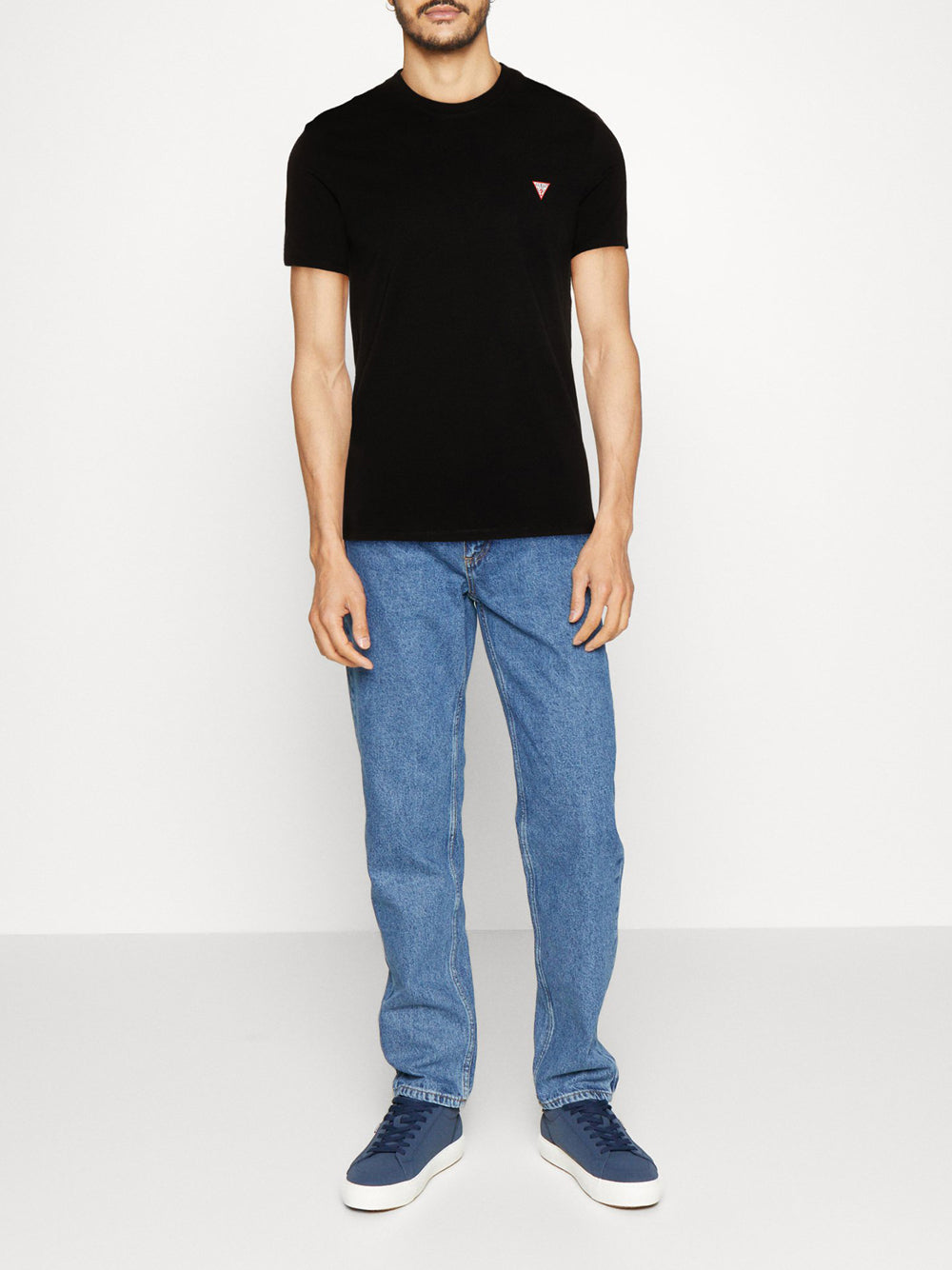 Guess T-shirt Uomo Mod. M2YI24 J1314 JBLK BLACK Nero