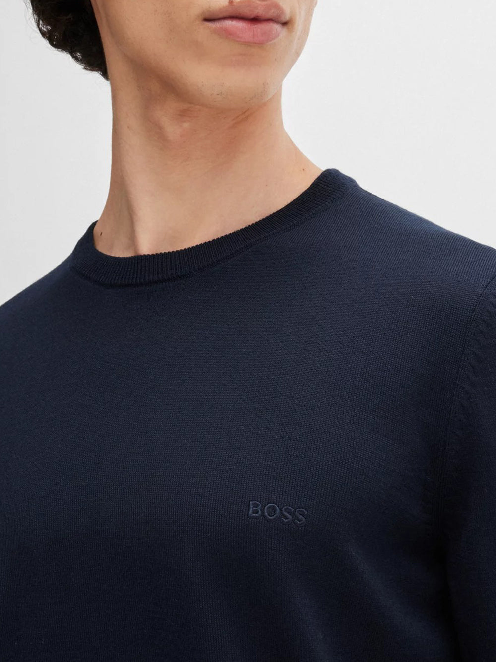 Pullover Hugo Boss Botto da Uomo - Blu