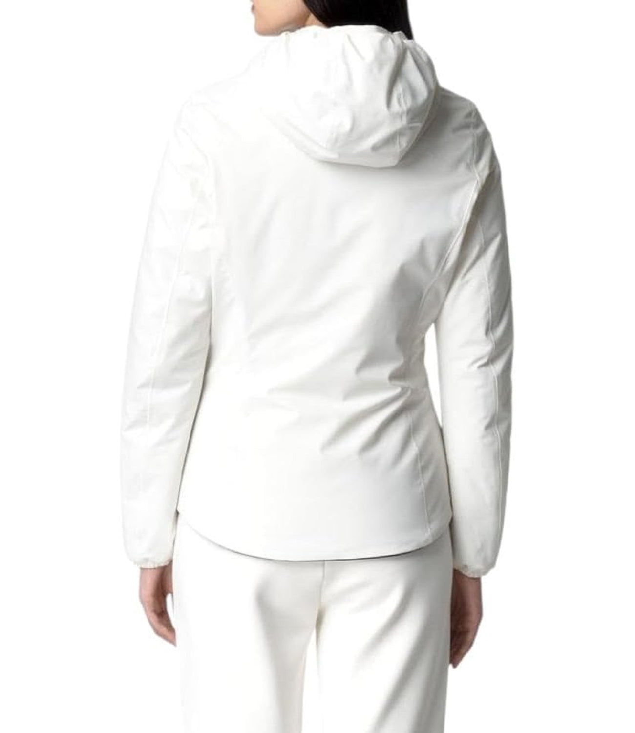 K-Way Giubbino Lily St Warm Double Donna Mod. K6128TW ALF White Gardenia - Black