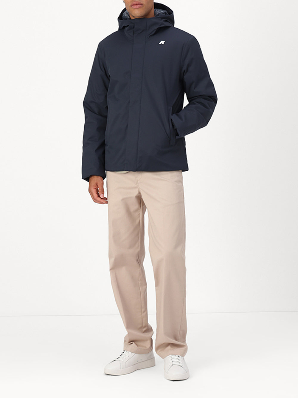 K-Way Giubbino Jacko Twill Marmotta Uomo Mod. K8133DW AL9 Blue D-Blue A