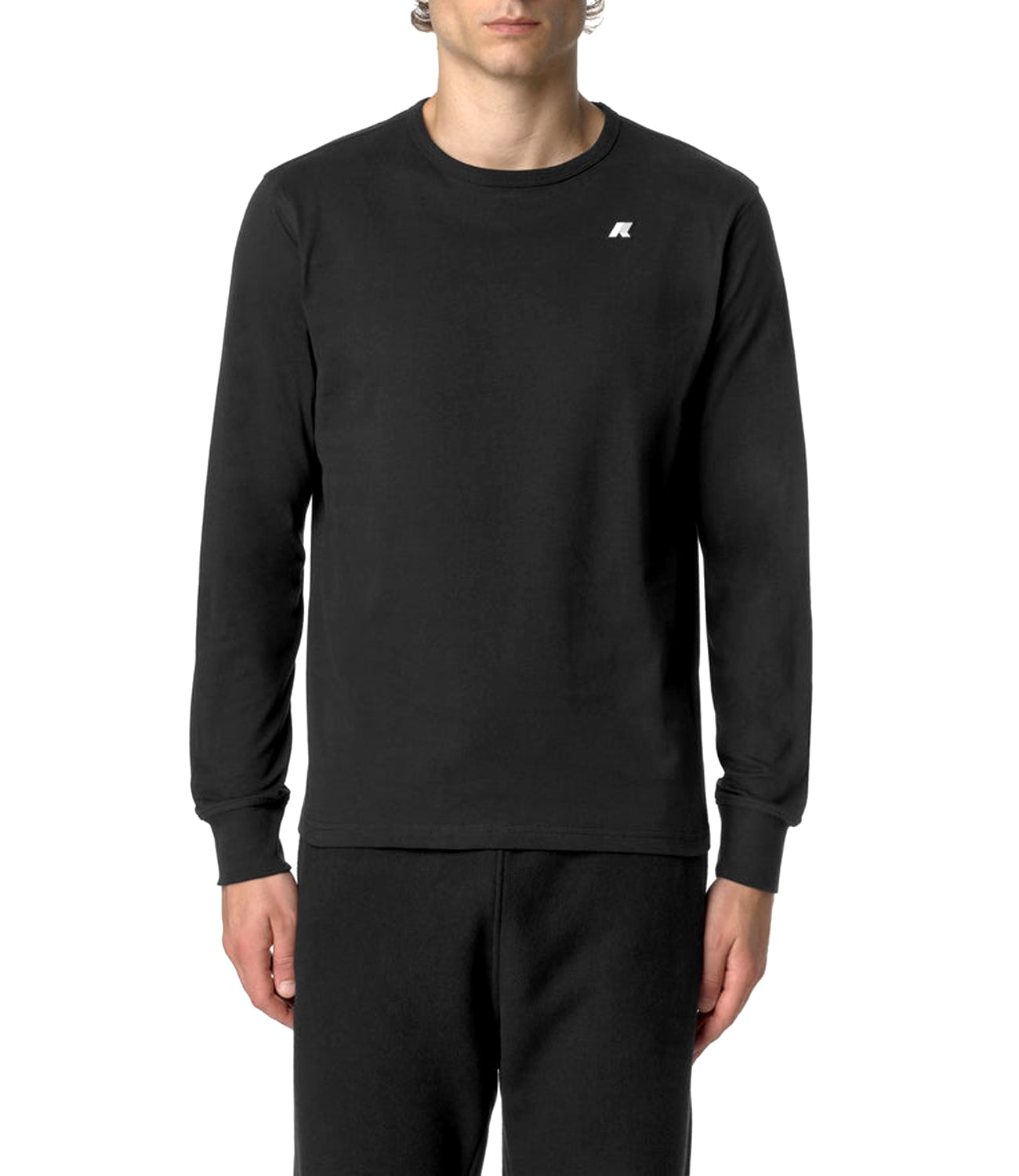 K-Way T-shirt Elmer Js Peach Uomo Mod. K8136DW USY Black pure Nero