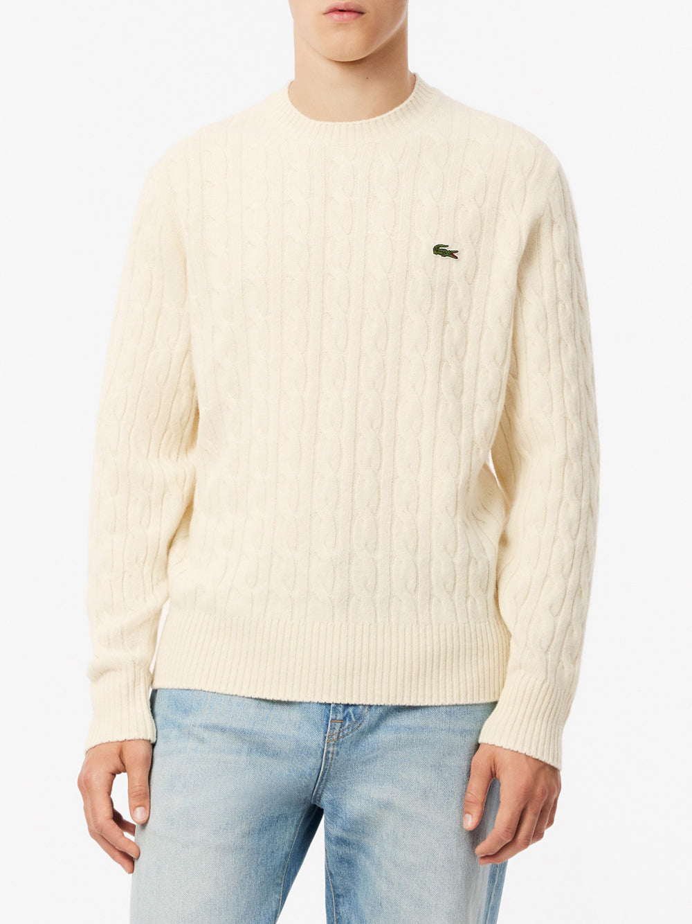 Pullover Lacoste da Uomo - Beige