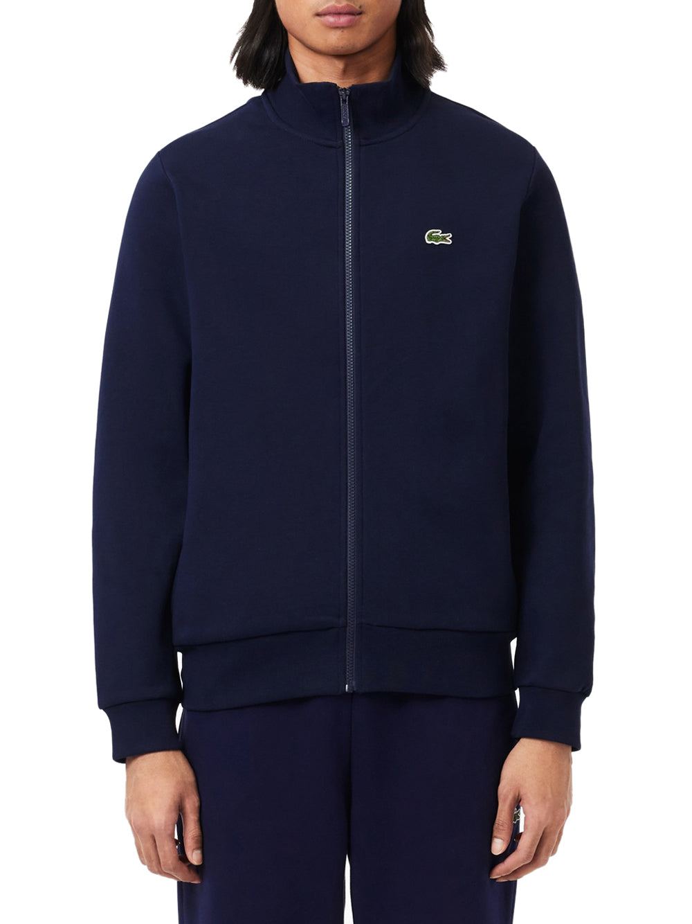 Felpa Zip Lacoste da Uomo - Blu