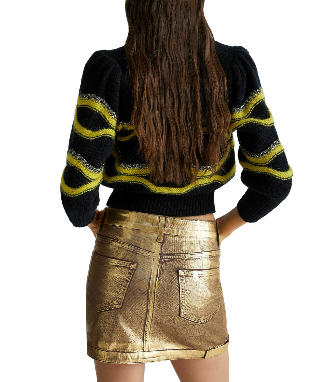 Liu Jo Liu Jo Cardigan Maglia Aperta Manica Lunga Donna Mod. WF4366MAG71 C3536 Green/Black/Lux