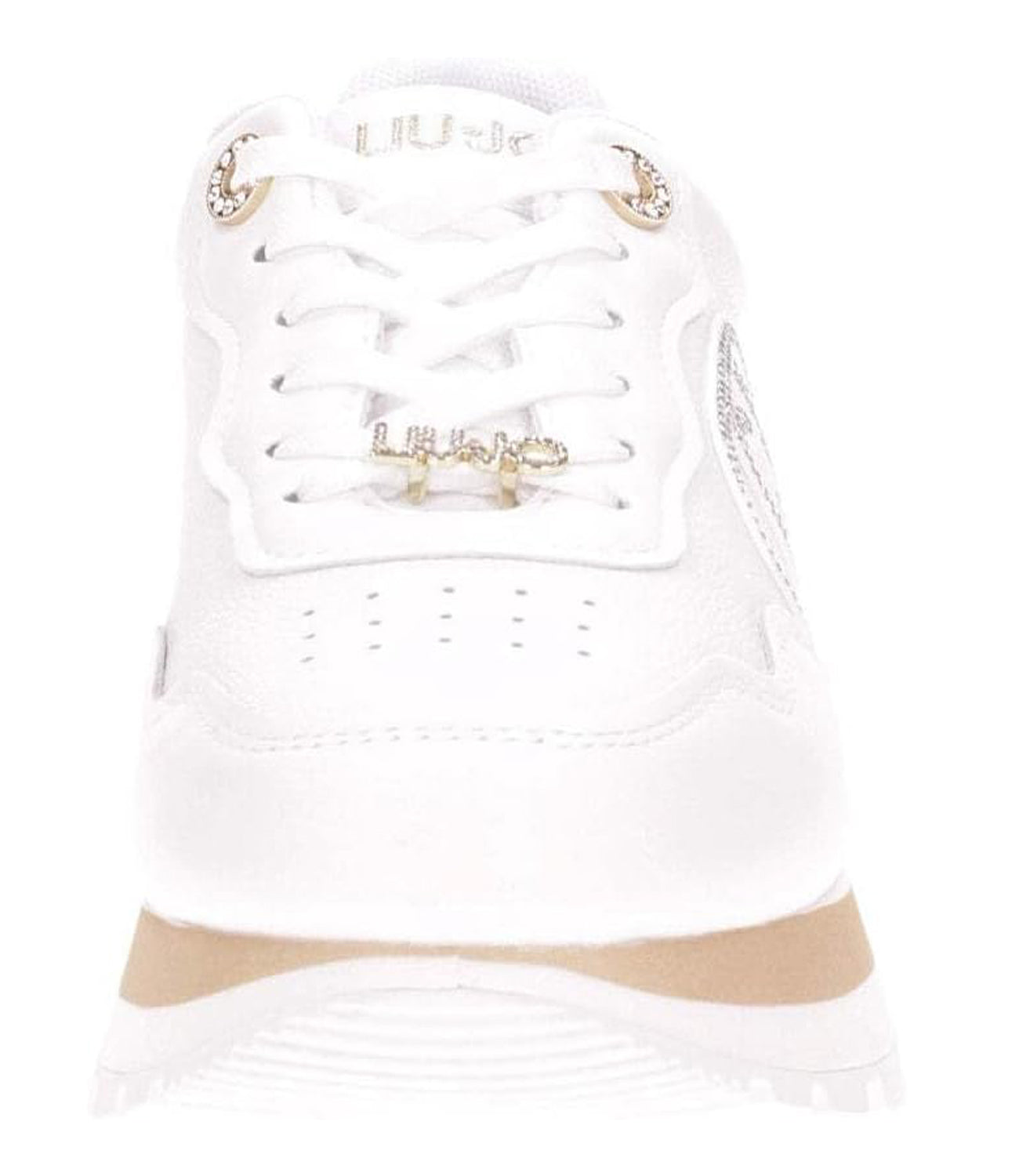 Liu Jo Liu Jo Sneakers AMAZING 20 - SNEAKER CALF LEATHER/TUMBLED OFF WHITE Donna Mod. BF4057 AMAZING20 PX331 01065 WHITE Bianco