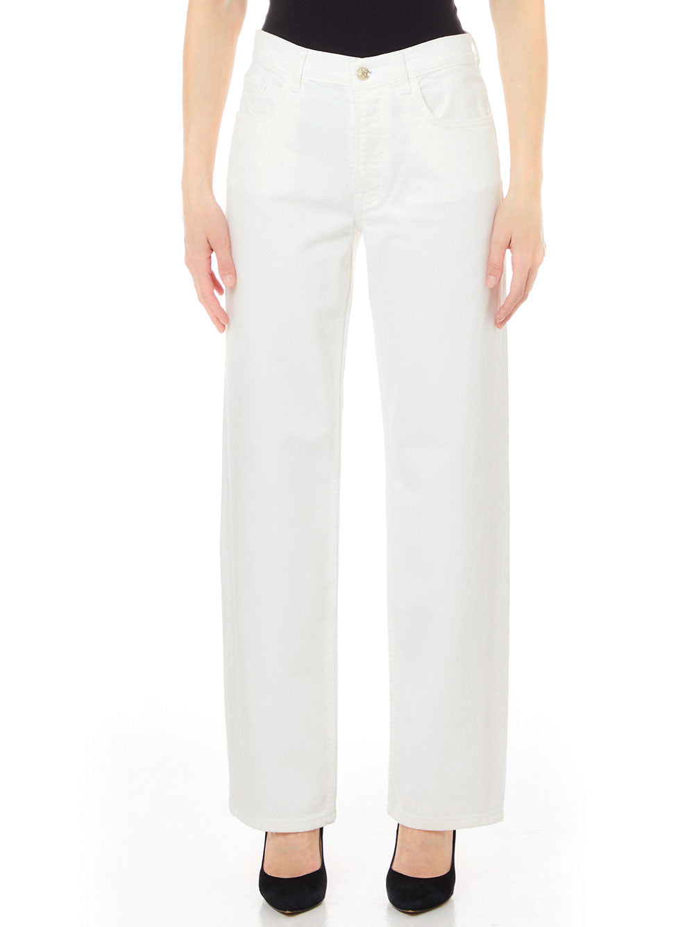 Pantalone Straight Liu Jo da Donna - Bianco
