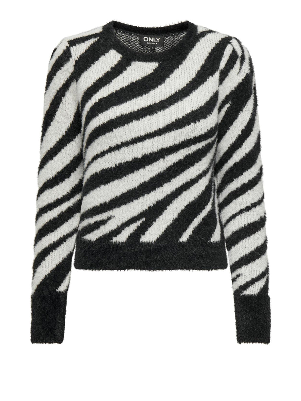 Pullover Only da Donna - Bianco Nero